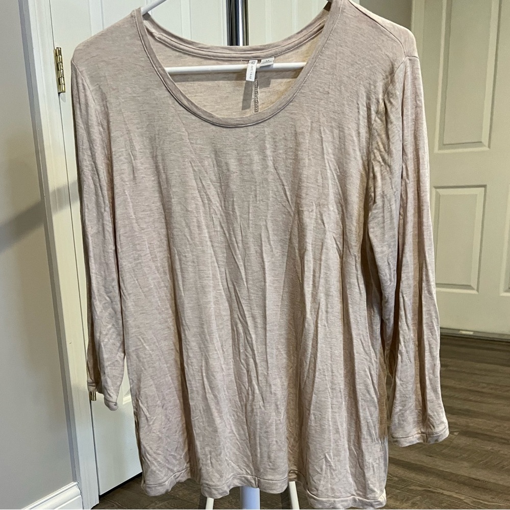 Cato Women's Beige Long Sleeve Top